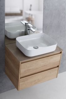 Тумба под раковину BelBagno подвесная 70x50см Rovere Nebrasca Nature KRAFT-700-2C-SO-RNN